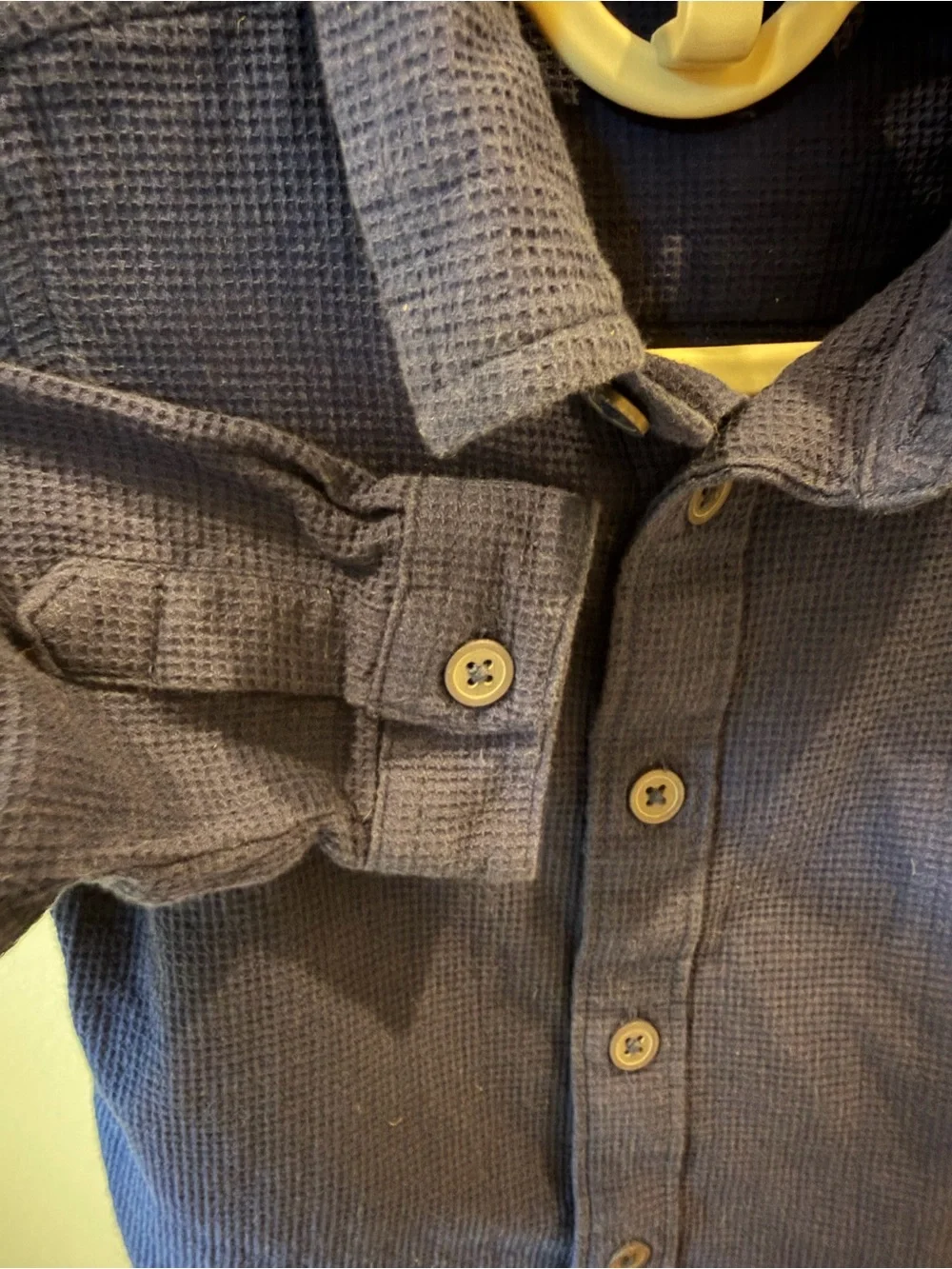 Carter's Old Navy Toddler Boys Waffle Shirt & Hoodie Set